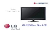 LG 42LH50 LCD (EEFL-Ballast) TV Training Manual