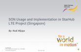 SON Usage and Implementation in StarHub