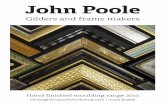 John Poole – hand finished moulding range 2013