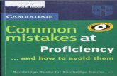 Common Mistakes CPE