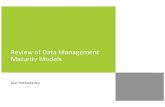 Review of Data Management Maturity Models