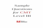 Cmt3 Questions