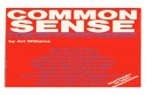 CommonSense Art Williams