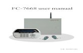fc-7668 Alarm System User & Installer manual