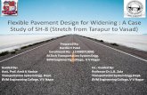 Flexible  Pavement Design for Widening : A Case Study of SH-8 (Stretch from Tarapur to Vasad)