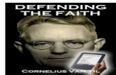 Defense of the Faith, The - Cornelius Van Til