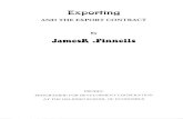 Exporting and the Export Contract By James R. Pinnells