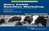 Nutrition Workshop Proceedings 2011