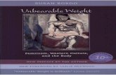 Unbearable Weight - book - Susan R. Bordo, Leslie Heywood