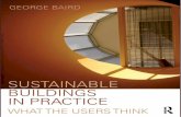 sustainability of buildings in practice what the users think