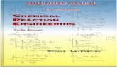Chemical Reaction Engineering, Levenspiel, solution manual, 3rd edition