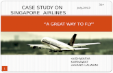 Singapore Airlines Consumer Satisfaction