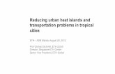Tropical urban metabolism - Cooling down cities