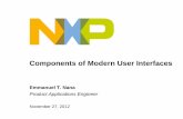 Components of Modern User Interfaces