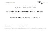 Vest Davit MOB User Manual 8050