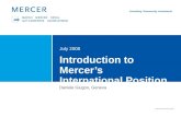 Introduction to Mercer's IPE