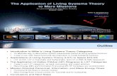 2013 The Application of Living Systems Theory to Mars Missions