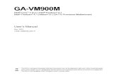 Motherboard Manual Ga-Vm900m 2.0 e