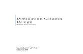 Distillatio Column Design Methanol Water