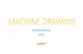 Machine Drawing S3 Mech [Class 7]