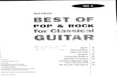 BEST of POP & ROCK - For Classical Guitar (Vol 4) (Chitarra).PDF