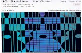 DODGSON & QUINE - 10 Studies for Guitar (Chitarra)