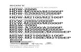 Sony DVM-2000 Installation Manual