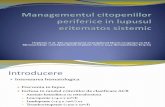 Managementul Citopeniilor Periferice in Lupusul Eritematos Sistemic Ppt