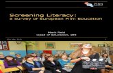 Screening Literadcy: A survey of European Film Education by Mark Reid  Head of Education, BFI