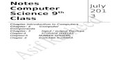85595833 Notes on 9th Computer Science by Asif Rasheed