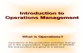 Introduction to Operations Management Operations is The4547