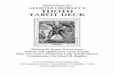 Aleister Crowley Thoth Tarot Booklet