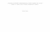 Project of Thesis - Listening Comprehension