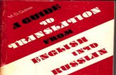 A Guide to Translation From English Into Russian