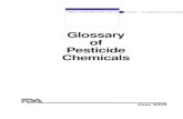 FDA Glossary of Pesticide Chemicals