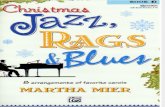 BOOK Christmas Jazz Rags & Blues Martha Mier