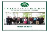 Leadership Wilson 2013