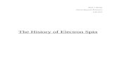 The History of Electron Spin