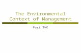 Chapter 03 the Environment and Culture of Organizations