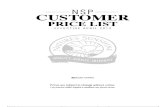 Pricelist Customer