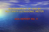 Measurement of Gas by Multipath Ultrasonic Meter