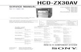 Sony Hcd Zx30av