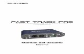 Manual M-Audio Fast Track Pro