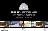 3D Systems Printer Overview MJP (ProJet 35X0 Series)
