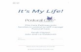 Living University of Postural Care Person Centred Postural Care Pathway 'It's my life 2015'