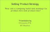 How can a company build and manage its product mix and product line?