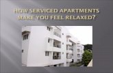 How serviced apartments make you feel relaxed