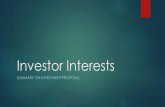 Investor Interests
