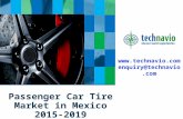 Passenger Car Tire Market in Mexico 2015-2019