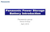 Introduction of Panasonic Batteries for Base Stations and Electric Vehicle Application - John Lee